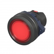 ДКС Головка кнопки плоская прозрачная без фиксации, красная M22P-FMLRP DKC