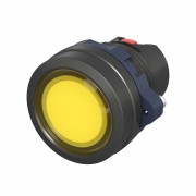 ДКС Головка кнопки плоская прозрачная без фиксации, желтая M22P-FMLYP DKC