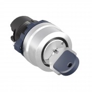 ДКС Головка переключателя с ключом на 2 положения с фиксацией стандартнаяручка, алюминий M22S-KL2A DKC