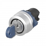 ДКС Головка переключателя с ключом на 3 положения с возвратом стандартнаяручка, алюминий M22S-KM3A DKC