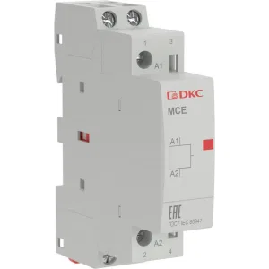ДКС Контактор модульный YON max типа MCE, 2P, 25A, 240В, 2НО MCE-25-20-A240 DKC ДКС Контактор модульный YON max типа MCE, 2P, 25A, 240В, 2НО MCE-25-20-A240 DKC