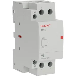 ДКС Контактор модульный YON max типа MCE, 2P, 63A, 240В, 2НО MCE-63-20-A240 DKC ДКС Контактор модульный YON max типа MCE, 2P, 63A, 240В, 2НО MCE-63-20-A240 DKC