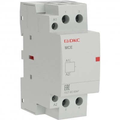 ДКС Контактор модульный YON max типа MCE, 2P, 63A, 240В, 2НО MCE-63-20-A240 DKC
