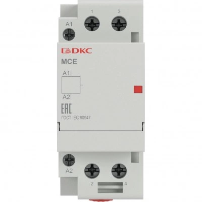 ДКС Контактор модульный YON max типа MCE, 2P, 63A, 240В, 2НО MCE-63-20-A240 DKC ДКС Контактор модульный YON max типа MCE, 2P, 63A, 240В, 2НО MCE-63-20-A240 DKC