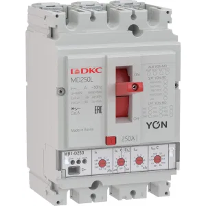 ДКС Авт. выкл. YON MD100N-MR1 3P 100А 40kA Ir 0.4…1xIn Isd 1.5…10xIn MD100N-MR1 DKC ДКС Авт. выкл. YON MD100N-MR1 3P 100А 40kA Ir 0.4…1xIn Isd 1.5…10xIn MD100N-MR1 DKC