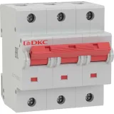 ДКС Авт. выкл. модульный YON MD125 3P 80А D 20kA MD125-3D80 DKC