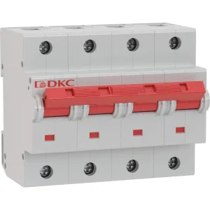 ДКС Авт. выкл. модульный YON MD125 3P+N 80А C 20kA MD125-4NC80 DKC ДКС Авт. выкл. модульный YON MD125 3P+N 80А C 20kA MD125-4NC80 DKC