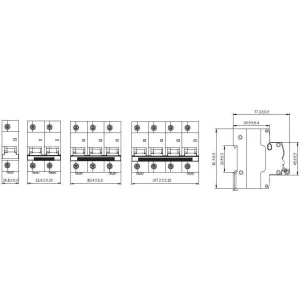 ДКС Автоматический выключатель модульный YON max типа MD125H, 10кА, 2 полюса, хар-ка C, 80А MD125H-2PC80 DKC ДКС Автоматический выключатель модульный YON max типа MD125H, 10кА, 2 полюса, хар-ка C, 80А MD125H-2PC80 DKC