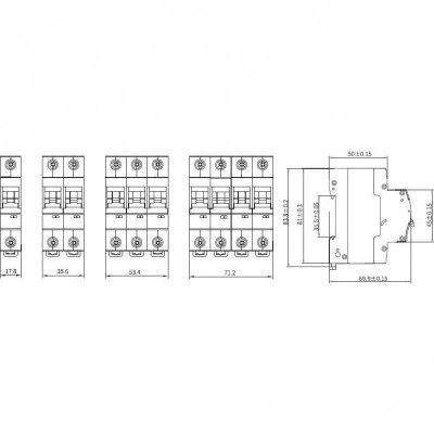 ДКС Автоматический выключатель модульный YON max типа MD63H, 10кА, 1 полюс, хар-ка B, 25А MD63H-1PB25 DKC ДКС Автоматический выключатель модульный YON max типа MD63H, 10кА, 1 полюс, хар-ка B, 25А MD63H-1PB25 DKC