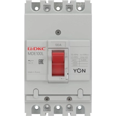 ДКС Авт. выкл. YON MDE100L080 3P 80А 10kA MDE100L080 DKC ДКС Авт. выкл. YON MDE100L080 3P 80А 10kA MDE100L080 DKC