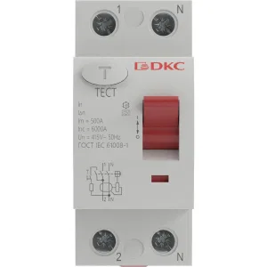ДКС Устройство защитного отключения УЗО ВДТ YON MAX MDL100, 2P, 30mA, 16A, type A MDL100-2P2-16-A DKC ДКС Устройство защитного отключения УЗО ВДТ YON MAX MDL100, 2P, 30mA, 16A, type A MDL100-2P2-16-A DKC