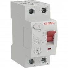 ДКС Устройство защитного отключения УЗО ВДТ YON MAX MDL100, 2P, 100mA, 20A, type A MDL100-2P3-20-A DKC
