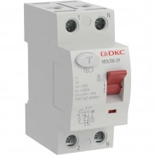ДКС Устройство защитного отключения УЗО ВДТ YON MAX MDL100, 2P, 300mA, 40A,тип АС MDL100-2P4-40-AC DKC