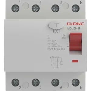 ДКС Устройство защитного отключения УЗО ВДТ YON MAX MDL100, 4P, 300mA, 80A,тип АС MDL100-4P4-80-AC DKC ДКС Устройство защитного отключения УЗО ВДТ YON MAX MDL100, 4P, 300mA, 80A,тип АС MDL100-4P4-80-AC DKC