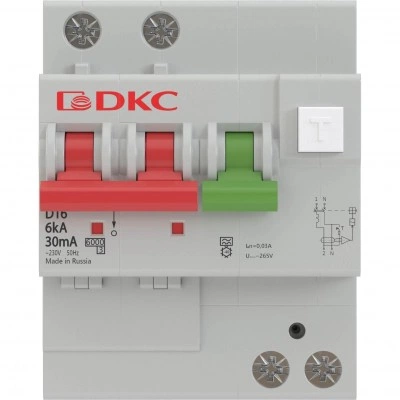 ДКС АВДТ YON MDV63 1P+N 16A C 30mA 6kA тип A MDV63-22C16-A DKC ДКС АВДТ YON MDV63 1P+N 16A C 30mA 6kA тип A MDV63-22C16-A DKC