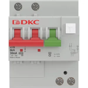 ДКС АВДТ YON MDV63 1P+N 32A C 30mA 6kA тип A MDV63-22C32-A DKC ДКС АВДТ YON MDV63 1P+N 32A C 30mA 6kA тип A MDV63-22C32-A DKC