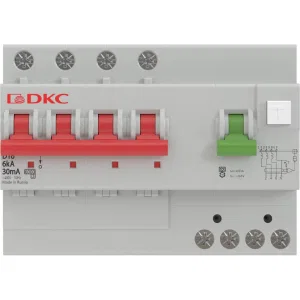 ДКС АВДТ YON MDV63 3P+N 50A C 100mA 6kA тип A MDV63-43C50-A DKC ДКС АВДТ YON MDV63 3P+N 50A C 100mA 6kA тип A MDV63-43C50-A DKC