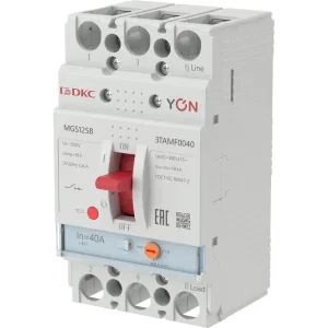 ДКС Авт. выкл. YON MGS125 3P 32-40A 18kA MGS125B-3TAMF0040 DKC ДКС Авт. выкл. YON MGS125 3P 32-40A 18kA MGS125B-3TAMF0040 DKC