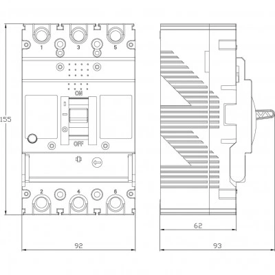 ДКС Авт. выкл. YON MGS160 3P 16-20A 36kA MGS160N-3TAMF0020 DKC ДКС Авт. выкл. YON MGS160 3P 16-20A 36kA MGS160N-3TAMF0020 DKC