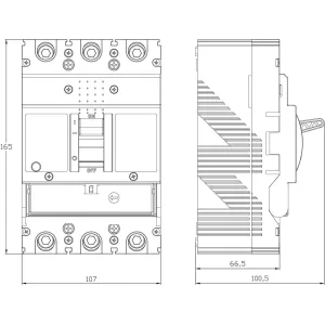 ДКС Авт. выкл. YON MGS250 3P 200-250A 36kA MGS250N-3TAMF0250 DKC ДКС Авт. выкл. YON MGS250 3P 200-250A 36kA MGS250N-3TAMF0250 DKC