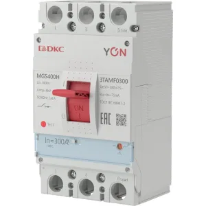 ДКС Авт. выкл. YON MGS400 3P 240-300A 75kA MGS400H-3TAMF0300 DKC ДКС Авт. выкл. YON MGS400 3P 240-300A 75kA MGS400H-3TAMF0300 DKC