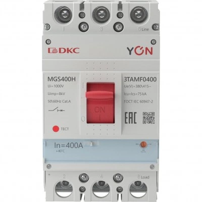 ДКС Авт. выкл. YON MGS400 3P 320-400A 75kA MGS400H-3TAMF0400 DKC ДКС Авт. выкл. YON MGS400 3P 320-400A 75kA MGS400H-3TAMF0400 DKC