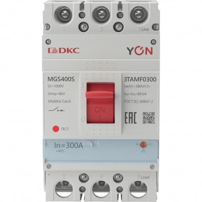 ДКС Авт. выкл. YON MGS400 3P 240-300A 60kA MGS400S-3TAMF0300 DKC ДКС Авт. выкл. YON MGS400 3P 240-300A 60kA MGS400S-3TAMF0300 DKC