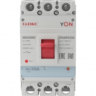 ДКС Авт. выкл. YON MGS400 3P 280-350A 60kA MGS400S-3TAMF0350 DKC ДКС Авт. выкл. YON MGS400 3P 280-350A 60kA MGS400S-3TAMF0350 DKC