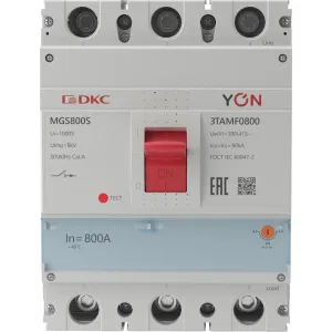ДКС Авт. выкл. YON MGS800 3P 640-800A 60kA MGS800S-3TAMF0800 DKC ДКС Авт. выкл. YON MGS800 3P 640-800A 60kA MGS800S-3TAMF0800 DKC
