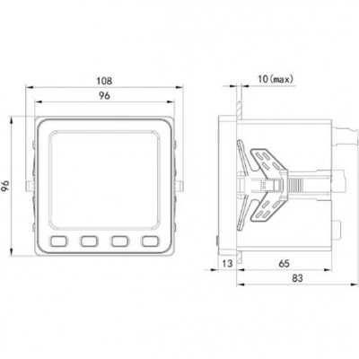 ДКС Многофункциональное измерительное устройство MMD9-C, RS-485, LCD дисплей MMD9-C-RSDA DKC ДКС Многофункциональное измерительное устройство MMD9-C, RS-485, LCD дисплей MMD9-C-RSDA DKC