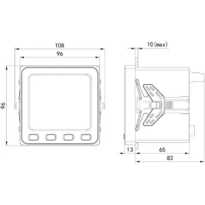 ДКС Многофункциональное измерительное устройство MMD9-E, RS-485, LED дисплей MMD9-E-RS DKC ДКС Многофункциональное измерительное устройство MMD9-E, RS-485, LED дисплей MMD9-E-RS DKC