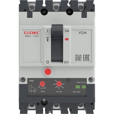 ДКС Авт. выкл. YON pro MNX125H 3P 100A 150kA при AC415V расц. TMM MNX125H3PTMM0100 DKC ДКС Авт. выкл. YON pro MNX125H 3P 100A 150kA при AC415V расц. TMM MNX125H3PTMM0100 DKC