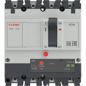 ДКС Авт. выкл. YON pro MNX125H 4P 32A 150kA при AC415V расц. TMM MNX125H4PTMM0032 DKC ДКС Авт. выкл. YON pro MNX125H 4P 32A 150kA при AC415V расц. TMM MNX125H4PTMM0032 DKC
