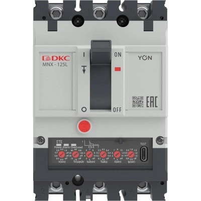 ДКС Авт. выкл. YON pro MNX125L 3P 63A 70kA при AC415V расц. ETE MNX125L3PETE0063 DKC ДКС Авт. выкл. YON pro MNX125L 3P 63A 70kA при AC415V расц. ETE MNX125L3PETE0063 DKC