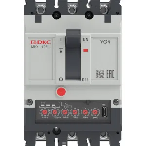 ДКС Авт. выкл. YON pro MNX125L 3P 125A 70kA при AC415V расц. ETE MNX125L3PETE0125 DKC ДКС Авт. выкл. YON pro MNX125L 3P 125A 70kA при AC415V расц. ETE MNX125L3PETE0125 DKC