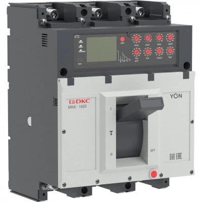 ДКС Авт. выкл. YON pro MNX1600H 3P 1000A 100kA при AC415V расц. ETA MNX1600H3PETA1000 DKC