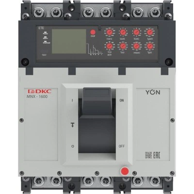 ДКС Авт. выкл. YON pro MNX1600L 3P 800A 70kA при AC415V расц. ETA MNX1600L3PETA0800 DKC ДКС Авт. выкл. YON pro MNX1600L 3P 800A 70kA при AC415V расц. ETA MNX1600L3PETA0800 DKC