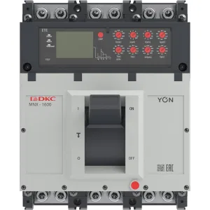 ДКС Авт. выкл. YON pro MNX1600L 3P 1250A 70kA при AC415V расц. ETA MNX1600L3PETA1250 DKC ДКС Авт. выкл. YON pro MNX1600L 3P 1250A 70kA при AC415V расц. ETA MNX1600L3PETA1250 DKC