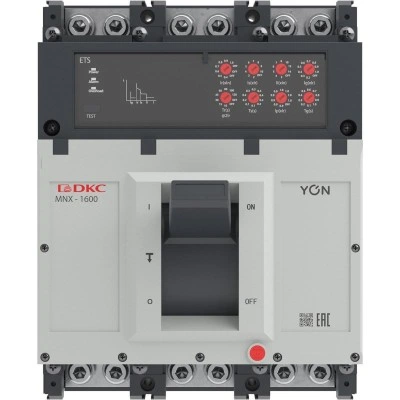 ДКС Авт. выкл. YON pro MNX1600L 3P 1250A 70kA при AC415V расц. ETS MNX1600L3PETS1250 DKC ДКС Авт. выкл. YON pro MNX1600L 3P 1250A 70kA при AC415V расц. ETS MNX1600L3PETS1250 DKC