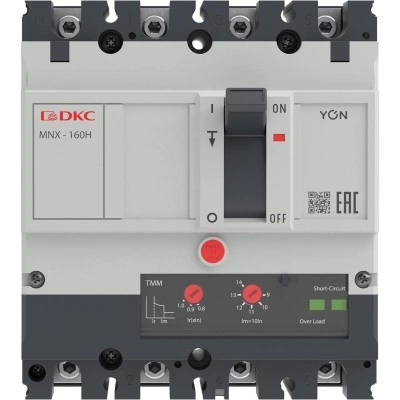 ДКС Авт. выкл. YON pro MNX160H 3N 160A 150kA при AC415V расц. TMM MNX160H3NTMM0160 DKC ДКС Авт. выкл. YON pro MNX160H 3N 160A 150kA при AC415V расц. TMM MNX160H3NTMM0160 DKC