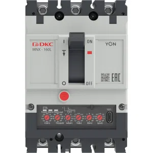 ДКС Авт. выкл. YON pro MNX160L 3P 160A 70kA при AC415V расц. ETA MNX160L3PETA0160 DKC ДКС Авт. выкл. YON pro MNX160L 3P 160A 70kA при AC415V расц. ETA MNX160L3PETA0160 DKC