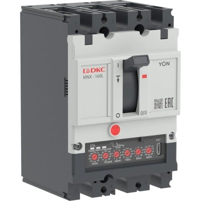 ДКС Авт. выкл. YON pro MNX160L 3P 160A 70kA при AC415V расц. ETE MNX160L3PETE0160 DKC