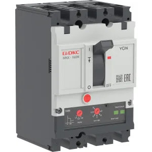 ДКС Авт. выкл. YON pro MNX160M 3P 160A 100kA при AC415V расц. TMM MNX160M3PTMM0160 DKC ДКС Авт. выкл. YON pro MNX160M 3P 160A 100kA при AC415V расц. TMM MNX160M3PTMM0160 DKC