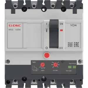 ДКС Авт. выкл. YON pro MNX160M 4P 160A 100kA при AC415V расц. TMD MNX160M4PTMD0160 DKC ДКС Авт. выкл. YON pro MNX160M 4P 160A 100kA при AC415V расц. TMD MNX160M4PTMD0160 DKC