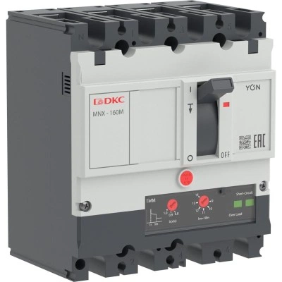 ДКС Авт. выкл. YON pro MNX160M 4P 160A 100kA при AC415V расц. TMM MNX160M4PTMM0160 DKC