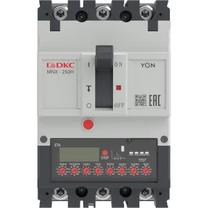 ДКС Авт. выкл. YON pro MNX250H 3P 100A 150kA при AC415V расц. ETA MNX250H3PETA0100 DKC ДКС Авт. выкл. YON pro MNX250H 3P 100A 150kA при AC415V расц. ETA MNX250H3PETA0100 DKC