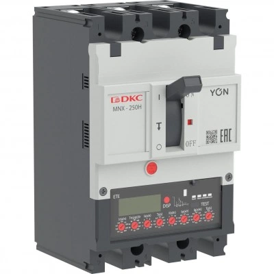 ДКС Авт. выкл. YON pro MNX250H 3P 100A 150kA при AC415V расц. ETE MNX250H3PETE0100 DKC