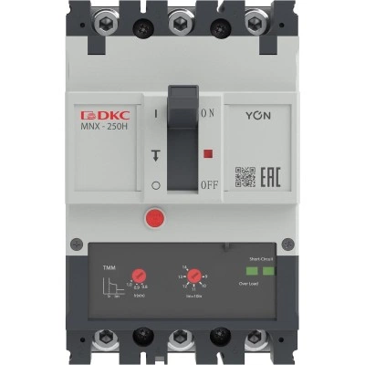 ДКС Авт. выкл. YON pro MNX250H 3P 250A 150kA при AC415V расц. TMM MNX250H3PTMM0250 DKC ДКС Авт. выкл. YON pro MNX250H 3P 250A 150kA при AC415V расц. TMM MNX250H3PTMM0250 DKC
