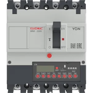 ДКС Авт. выкл. YON pro MNX250H 4P 250A 150kA при AC415V расц. ETA MNX250H4PETA0250 DKC ДКС Авт. выкл. YON pro MNX250H 4P 250A 150kA при AC415V расц. ETA MNX250H4PETA0250 DKC