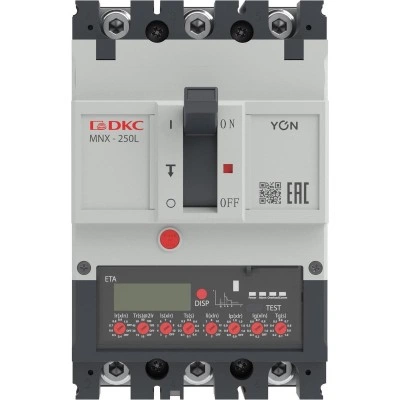 ДКС Авт. выкл. YON pro MNX250L 3P 250A 70kA при AC415V расц. ETA MNX250L3PETA0250 DKC ДКС Авт. выкл. YON pro MNX250L 3P 250A 70kA при AC415V расц. ETA MNX250L3PETA0250 DKC